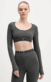 Longsleeve Tommy Jeans  szary damski DW0DW22538