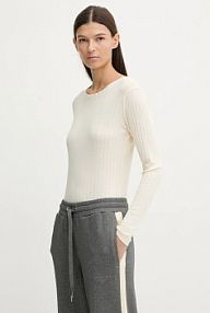 Longsleeve Marc O'Polo  beżowy damski 600207852063