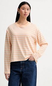 Longsleeve Marc O'Polo  pomarańczowy damski 5000007507