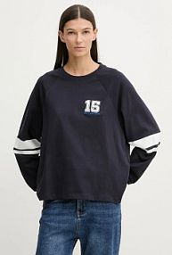 Longsleeve Marc O'Polo  granatowy damski 5000007518