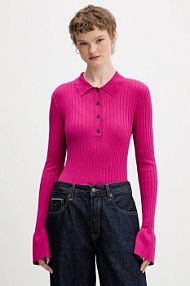 Longsleeve Karl Lagerfeld Jeans  różowy damski B1W18026