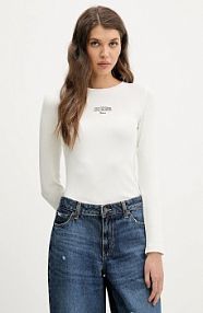 Longsleeve Guess Jeans  beżowy damski W6RP22.KA0H1