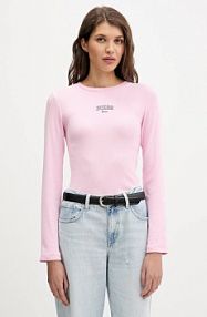 Longsleeve Guess Jeans  różowy damski W6RP22.KA0H1