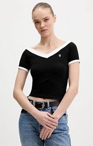 T-shirt Guess Jeans  czarny damski W6RP51.J1314