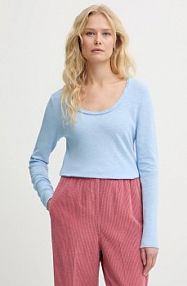 Longsleeve American vintage  niebieski damski SON02HG