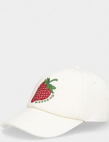 Czapka z daszkiem Weekend Max Mara  beżowa damska 2615571044600