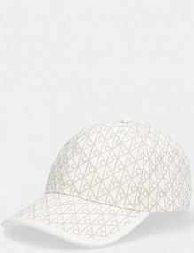 Czapka z daszkiem Calvin Klein  beżowa damska LV04F5036G