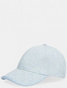 Czapka z daszkiem Calvin Klein  niebieska damska LV04F5042G