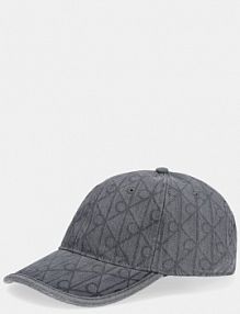 Czapka z daszkiem Calvin Klein  szara damska LV04F5042G