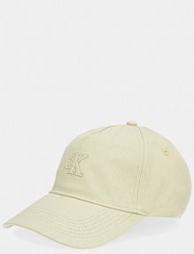 Czapka z daszkiem Calvin Klein  zielona damska LV04F5044G