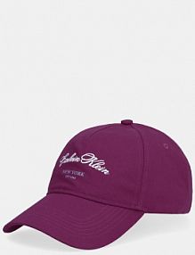 Czapka z daszkiem Calvin Klein  różowa damska LV04F5085G