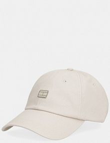 Czapka z daszkiem Tommy Jeans  beżowa damska AW0AW18096