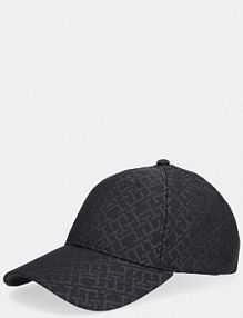 Czapka z daszkiem Tommy Hilfiger  czarna damska AW0AW18058