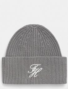 Czapka zimowa Tommy Hilfiger  szara damska AW0AW18515