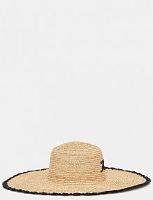 Kapelusz Karl Lagerfeld  beżowy damski B1W46084