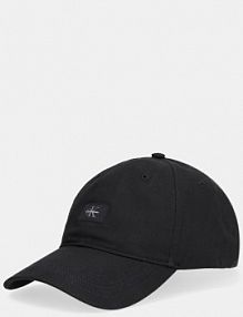 Czapka z daszkiem Calvin Klein  czarna damska LV04D5077G