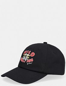 Czapka z daszkiem Kenzo  czarna damska FG58AC631F42