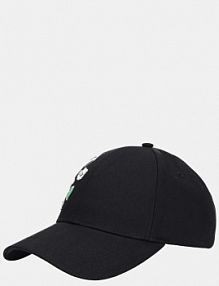 Czapka z daszkiem Karl Lagerfeld  czarna damska B1W33019