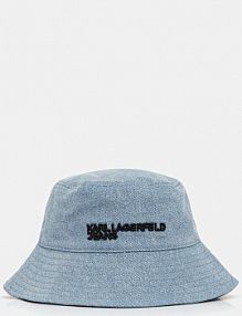 Kapelusz Karl Lagerfeld Jeans  niebieski damski B1W33056