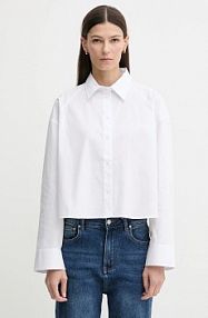 Koszula Calvin Klein Jeans  biała damska LV047C141G