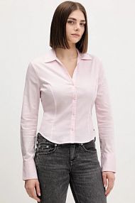 Koszula Tommy Jeans  różowa damska DW0DW22604