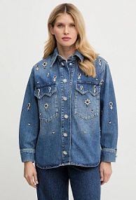 Koszula jeansowa AllSaints  granatowa W121PD