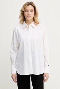 Koszula Tommy Hilfiger  beżowa damska WW0WW48190