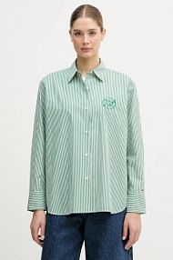 Koszula Tommy Hilfiger  zielona damska WW0WW48190