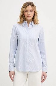 Koszula z długim rękawem Tommy Hilfiger  niebieska WW0WW49386