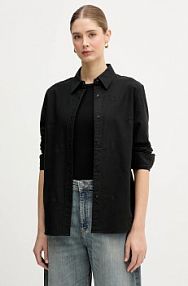 Koszula z długim rękawem Tommy Hilfiger  czarna WW0WW49386