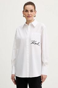 Koszula Karl Lagerfeld  biała damska B1W11013