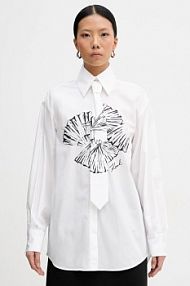 Koszula Karl Lagerfeld  biała damska B1W11002