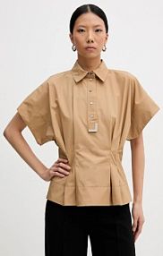 Bluzka Karl Lagerfeld  beżowa damska B1W11006