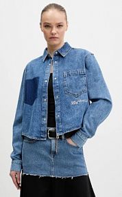 Koszula jeansowa Karl Lagerfeld Jeans  niebieska B1W11021