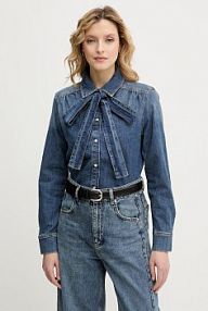 Koszula jeansowa Oui  granatowa 96069