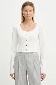 Koszula z krótkim rękawem Fracomina  beżowa FR26ST6036W41