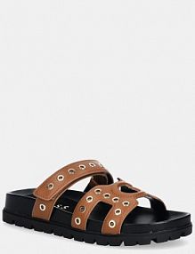 Klapki Guess  brązowe damskie FLPFAS.ELE03.