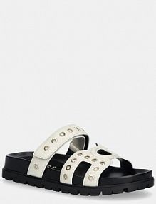 Klapki Guess  beżowe damskie FLPFAS.ELE03.