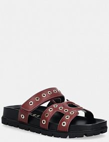 Klapki Guess  czerwone damskie FLPFAS.ELE03.