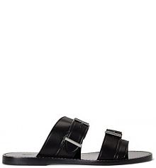 Klapki Polo Ralph Lauren  czarne damskie 818P01589002.