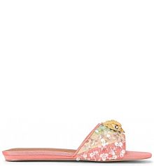 Klapki Kurt Geiger London  pomarańczowe damskie 8496169689