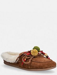 Kapcie Nokwol  brązowe damskie Coco.Fur.Tan.