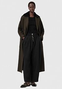 Płaszcz AllSaints  zielony damski W060OD