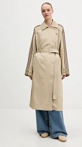 Płaszcz adidas Originals  beżowy damski KD3734