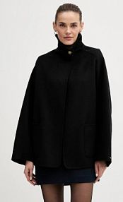 Płaszcz Tommy Hilfiger  czarny damski WW0WW47758