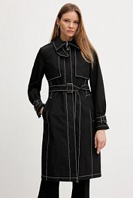 Płaszcz DKNY  czarny damski DLEMPY66