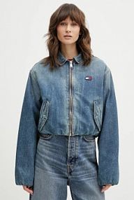 Kurtka jeansowe Tommy Jeans  niebieska damska DW0DW21982