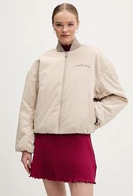 Kurtka Tommy Jeans  beżowa damska DW0DW22044