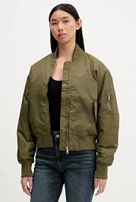 Kurtka Tommy Jeans  zielona damska DW0DW22046