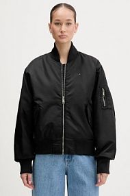 Kurtka Tommy Jeans  czarna damska DW0DW22046